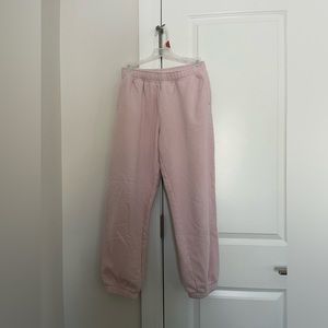 Gap Teen Light Pink Sweatpants with Pockets and Cuffed Pant Legs